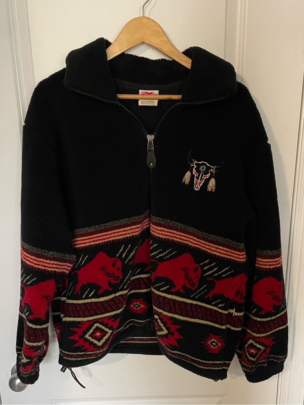 🪶 VINTAGE Milton Funwear full-zip fleece jacket
